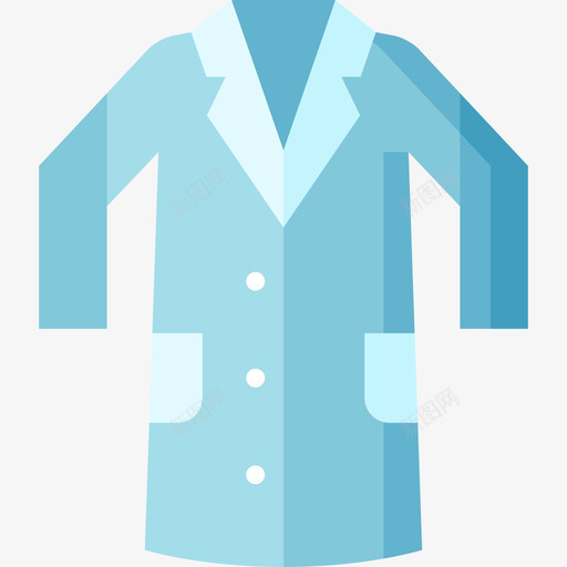 服装实验室套装2扁平图标svg_新图网 https://ixintu.com 实验室套装2 扁平 服装