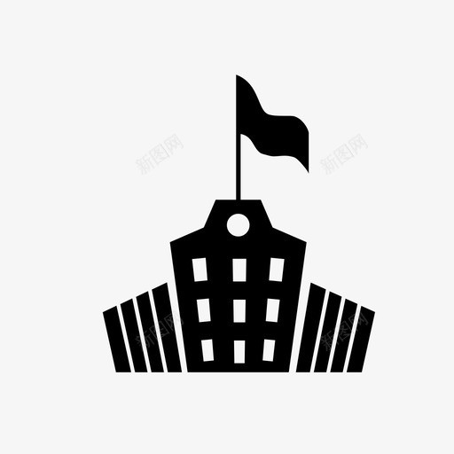 总部大楼控制中心总部图标svg_新图网 https://ixintu.com 主楼 总部 总部大楼 控制中心
