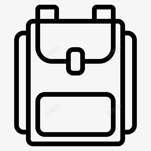 书包背包公文包图标svg_新图网 https://ixintu.com 书包 公文包 学生 背包 返校大纲