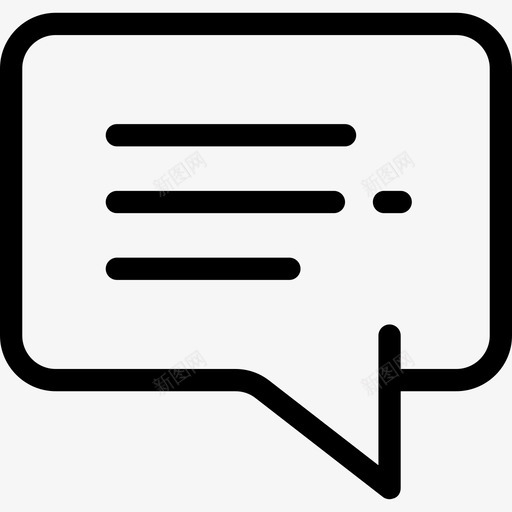 聊天为你的接口2线性图标svg_新图网 https://ixintu.com 为你的接口2 线性 聊天