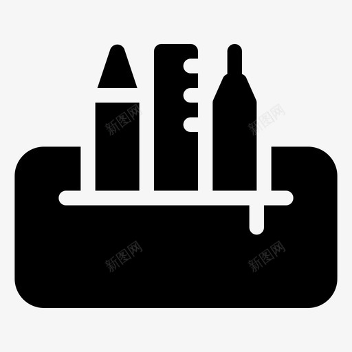 文具盒办公室文具图标svg_新图网 https://ixintu.com 26072018 办公室 文具 文具盒