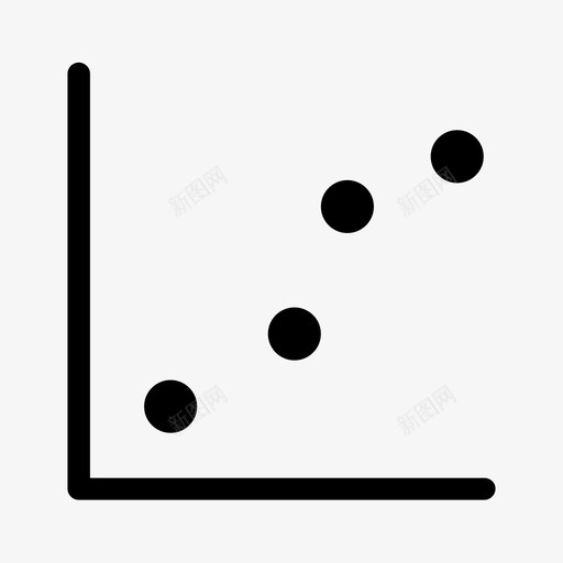图表点图散点图图标svg_新图网 https://ixintu.com 图表 图表字形 散点图 点图