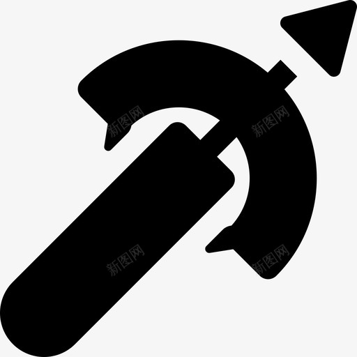 弩远足3填充图标svg_新图网 https://ixintu.com 填充 弩 远足3