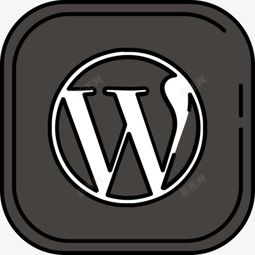 Wordpress社交媒体11彩色128px图标svg_新图网 https://ixintu.com Wordpress 彩色128px 社交媒体11