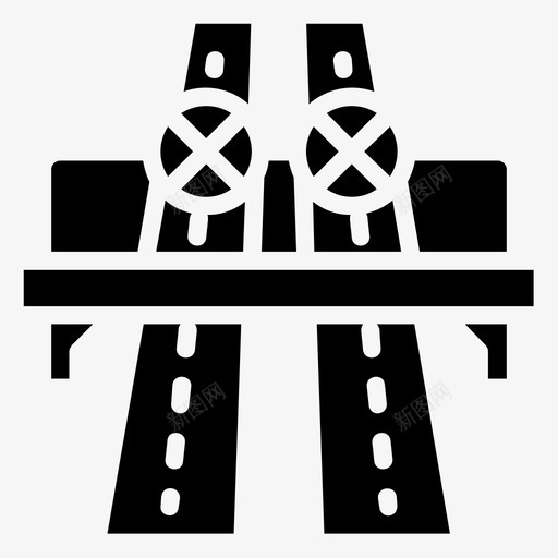 公路建筑与城市道路图标svg_新图网 https://ixintu.com 交通 公路 建筑与城市 道路