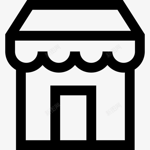 商店黑色星期五9线性图标svg_新图网 https://ixintu.com 商店 线性 黑色星期五9