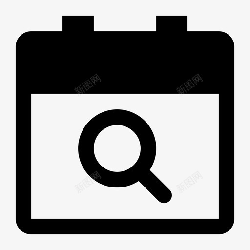 日历搜索日期事件图标svg_新图网 https://ixintu.com 事件 日历搜索 日期 月 用户界面实心图标集