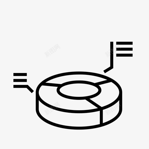 饼图3d数据图标svg_新图网 https://ixintu.com 3d 3d图表在这里v1 图表 数据 统计 饼图