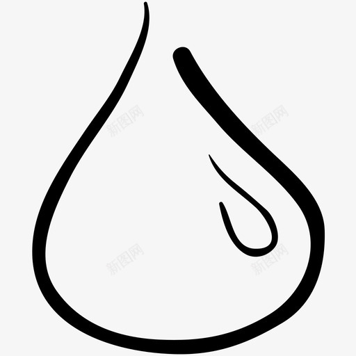 水滴血滴油滴图标svg_新图网 https://ixintu.com 水滴 油滴 血滴