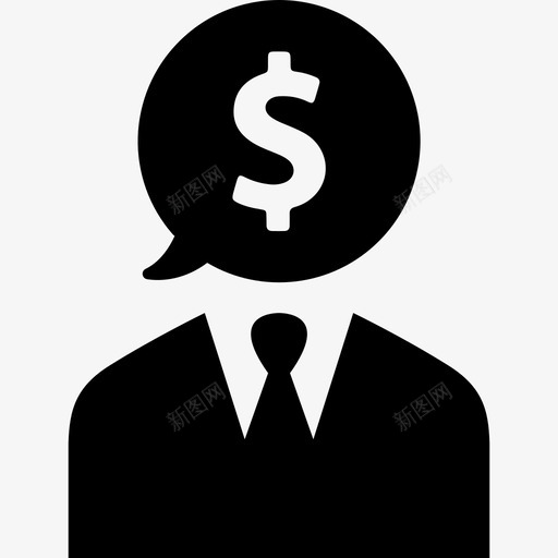 商人理财可靠图标svg_新图网 https://ixintu.com 可靠 商人 理财