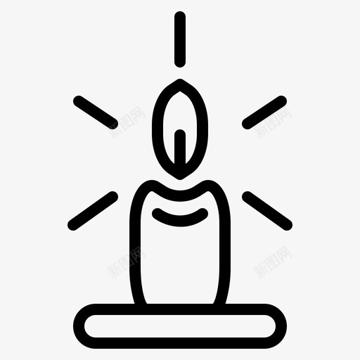 蜡烛香薰美容图标svg_新图网 https://ixintu.com spa 美容 蜡烛 香薰