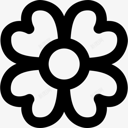 花朵自然图标系列醒目圆形svg_新图网 https://ixintu.com 自然图标系列 花朵 醒目圆形