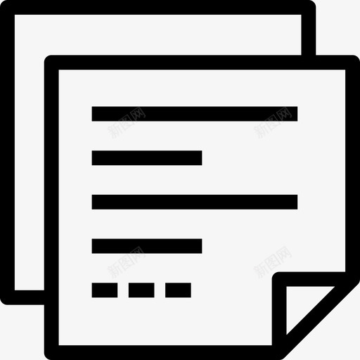 张贴办公室图标设置线性svg_新图网 https://ixintu.com 办公室图标设置 张贴 线性