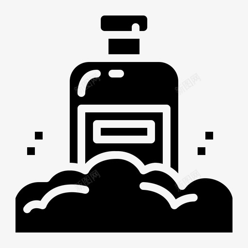 洗发水沐浴美容图标svg_新图网 https://ixintu.com 保健 水疗 沐浴 洗发水 美容