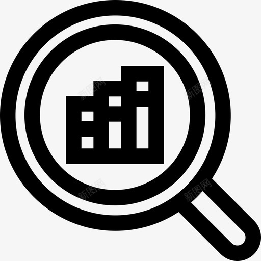 统计学财务2线性图标svg_新图网 https://ixintu.com 线性 统计学 财务2