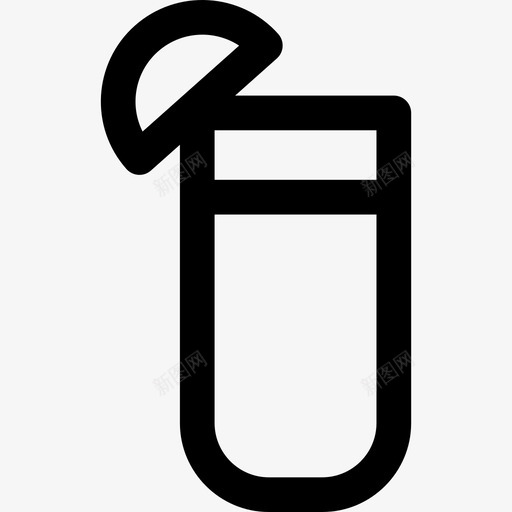 果汁夏季经典系列线性图标svg_新图网 https://ixintu.com 夏季经典系列 果汁 线性