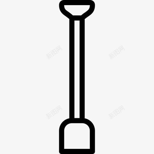 直线结构铲图标svg_新图网 https://ixintu.com 直线结构铲