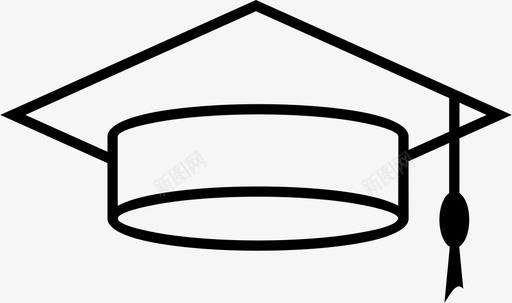 毕业帽学历学校图标svg_新图网 https://ixintu.com 学历 学校 毕业帽 毕业帽学校教育毕业帽