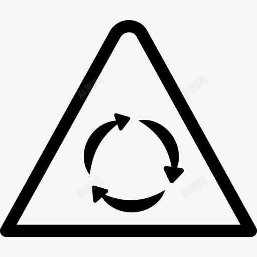 弯道设置交通标志线形图标svg_新图网 https://ixintu.com 弯道 线形 设置交通标志