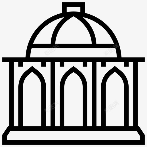 肯尼亚乌尔根奇建筑地标图标svg_新图网 https://ixintu.com 地标 地标1号线 建筑 肯尼亚乌尔根奇