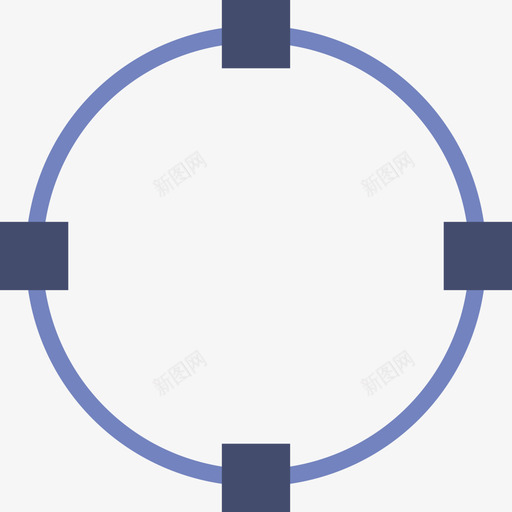 椭圆形师套装扁平图标svg_新图网 https://ixintu.com 扁平 椭圆形 设计师套装