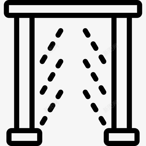 自动直线式洗车机图标svg_新图网 https://ixintu.com 直线式洗车机 自动