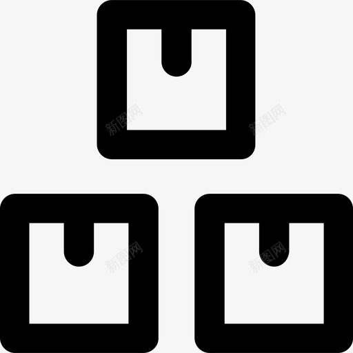 包装工业图标系列粗体圆形svg_新图网 https://ixintu.com 包装 工业图标系列 粗体圆形