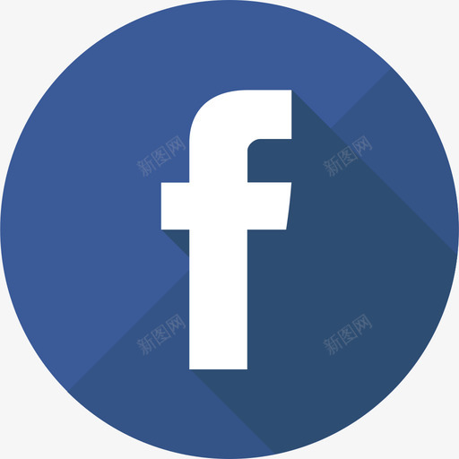 Facebook社交媒体circleflat图标svg_新图网 https://ixintu.com Facebook circleflat 社交媒体
