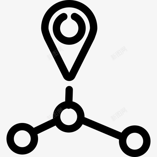 线路旅行和运输资产图标svg_新图网 https://ixintu.com 旅行和运输资产 线路