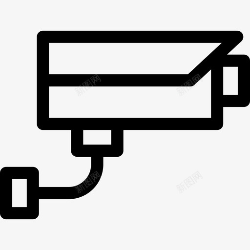 Cctv计算机安全7线性图标svg_新图网 https://ixintu.com Cctv 线性 计算机安全7