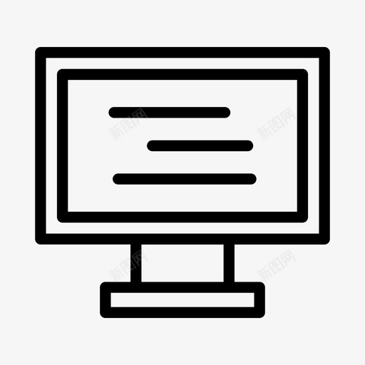 计算机教育学习图标svg_新图网 https://ixintu.com 学习 学校 教育 计算机