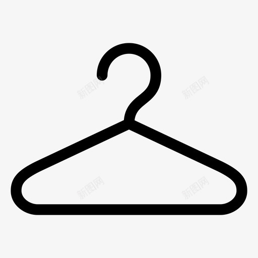 衣架服装时尚图标svg_新图网 https://ixintu.com 18072018 时尚 服装 衣架 衣柜