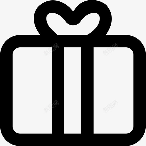 礼品庆典和派对系列粗体圆形图标svg_新图网 https://ixintu.com 庆典和派对系列 礼品 粗体圆形