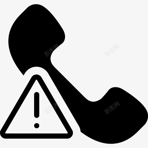 电话交互收集2填充图标svg_新图网 https://ixintu.com 交互收集2 填充 电话