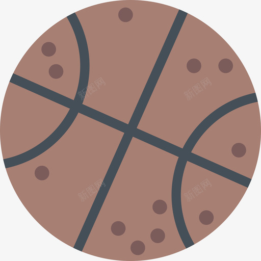 篮球运动平纹图标svg_新图网 https://ixintu.com 篮球 运动平纹