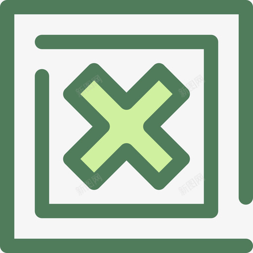取消评级验证符号2verde图标svg_新图网 https://ixintu.com verde 取消 评级验证符号2