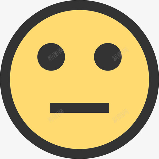 震惊脸和情绪边界颜色图标svg_新图网 https://ixintu.com 脸和情绪 边界颜色 震惊