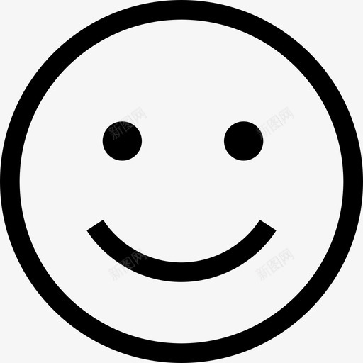 幸福表情符号集合线性图标svg_新图网 https://ixintu.com 幸福 线性 表情符号集合