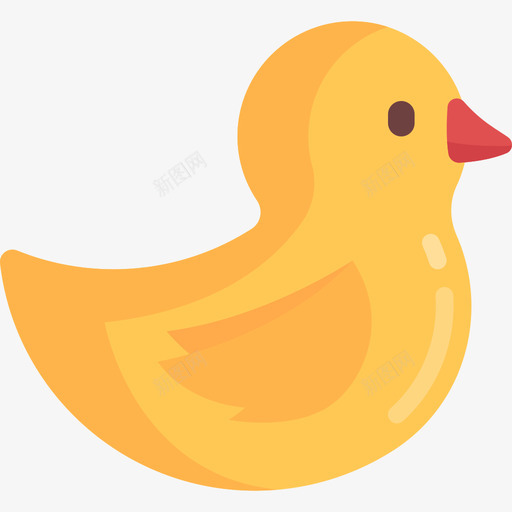 鸭子婴儿图标元素扁平svg_新图网 https://ixintu.com 婴儿图标元素 扁平 鸭子