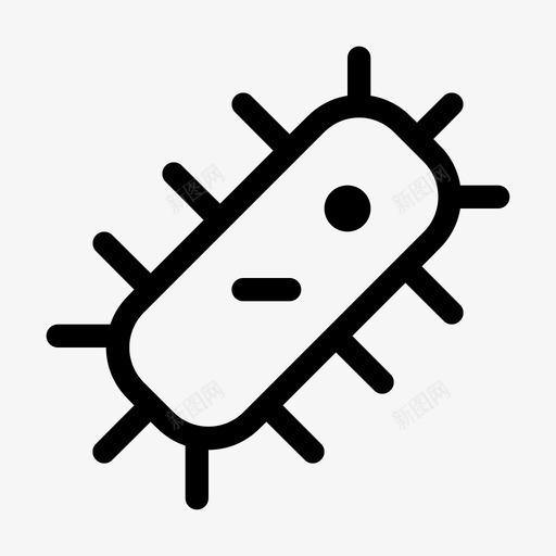 细菌病菌微量元素图标svg_新图网 https://ixintu.com plumuui科学 微量元素 病毒 病菌 细菌