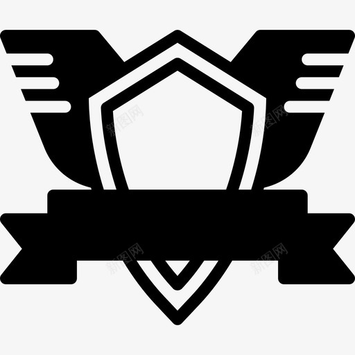 徽章陆军徽章3填充图标svg_新图网 https://ixintu.com 填充 徽章 陆军徽章3