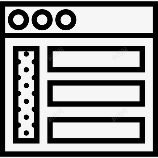 浏览器用户界面集线性图标svg_新图网 https://ixintu.com 浏览器 用户界面集 线性