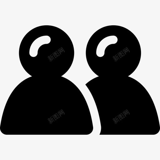 用户气泡元素集合实心图标svg_新图网 https://ixintu.com 实心 气泡元素集合 用户