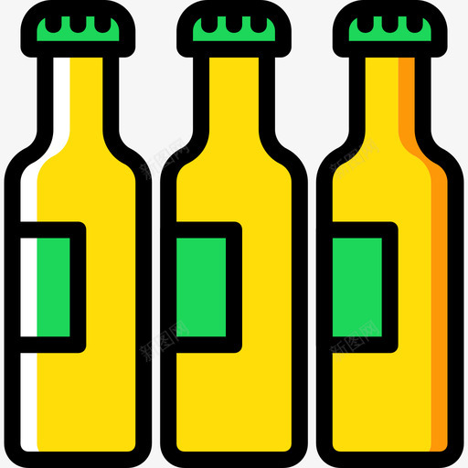 啤酒浪漫生活3黄色图标svg_新图网 https://ixintu.com 啤酒 浪漫生活3 黄色