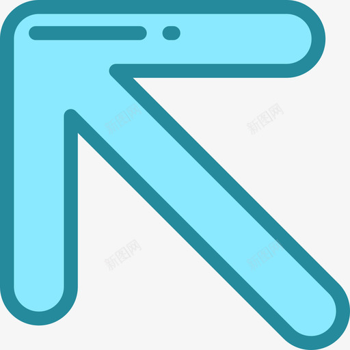 对角线箭头4线颜色图标svg_新图网 https://ixintu.com 对角线 箭头4 线颜色