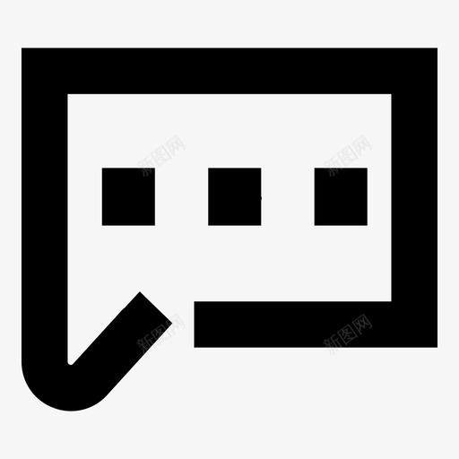 他在说-01svg_新图网 https://ixintu.com 他在说-01
