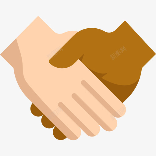 握手和平平淡图标svg_新图网 https://ixintu.com 和平 平淡 握手