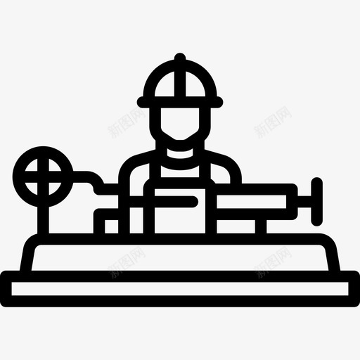 工人行业图标集合线性svg_新图网 https://ixintu.com 工人 线性 行业图标集合