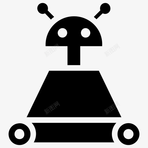 机器人技术人工智能仿生人图标svg_新图网 https://ixintu.com 人工智能 仿生人 制造机器人符号 机器人技术 类人