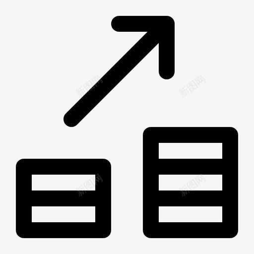 向上投币箭头硬币图标svg_新图网 https://ixintu.com 向上投币 商业和金融线图标集 增加 收入 硬币 箭头 货币